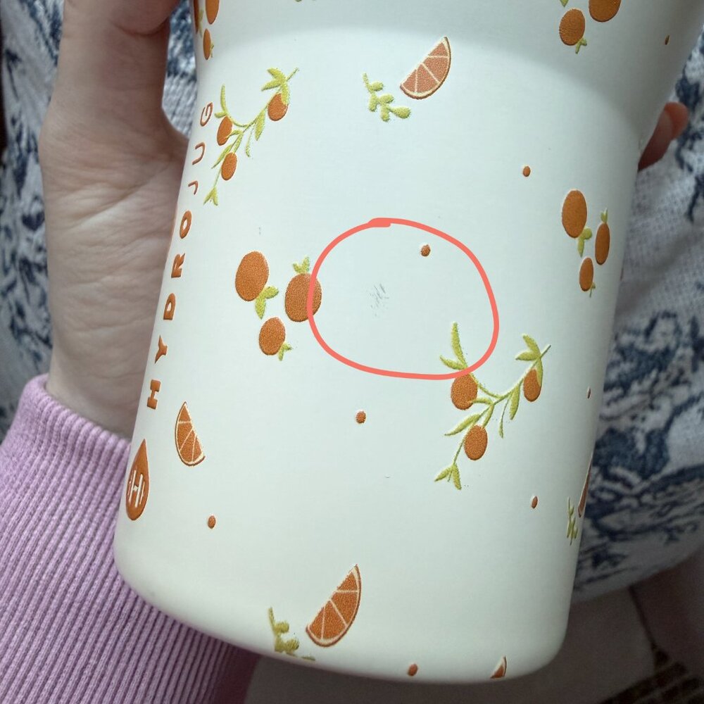 “Citrus" Scheels Seasonal HydroJug 32oz Traveler Tumbler - Oranges - Picture 4 of 4